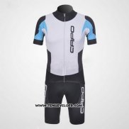 2011 Maillot Ciclismo Capo Noir et Blanc 5 Manches Courtes et Cuissard